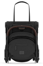 Прогулочная коляска Cybex Coya Sepia Black с дождевиком и бампером/Rosegold