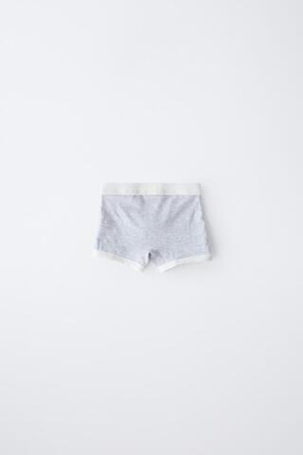 ZARA НАБОР ИЗ ТРЕХ ТРУСОВ-БОКСЕРОВ С ЯРКИМИ ДЕТАЛЯМИ, РАЗНОЦВЕТНЫЙ