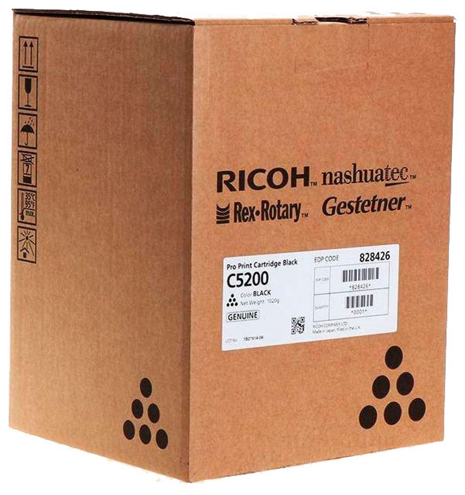 Тонер-картридж для RICOH Pro C5120/C5200/C5210 черный (828426/MP-C5200-K) 33K
