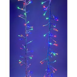 ENIN - WM ЭРА Гирлянда LED Мишура 3.9 м белый провод, мультиколор, 220V | Гирлянды