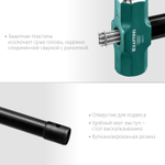 KRAFTOOL Steel FORCE, 4 кг, кувалда со стальной удлинённой обрезиненной рукояткой (2009-4)