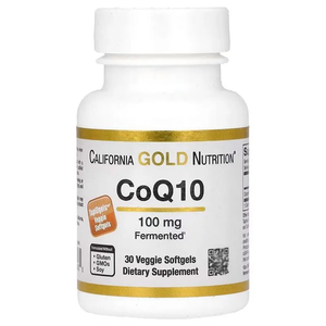 California Gold Nutrition CoQ10 100 мг 30 вегетарианских капсул