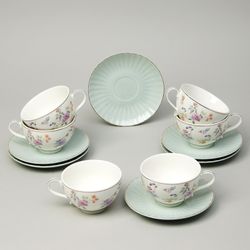 ЧАЙНЫЙ НАБОР LEFARD "ВРЕМЕНА ГОДА" НА 6 ПЕР. 12 ПР. 250 МЛ ГОЛУБОЙ