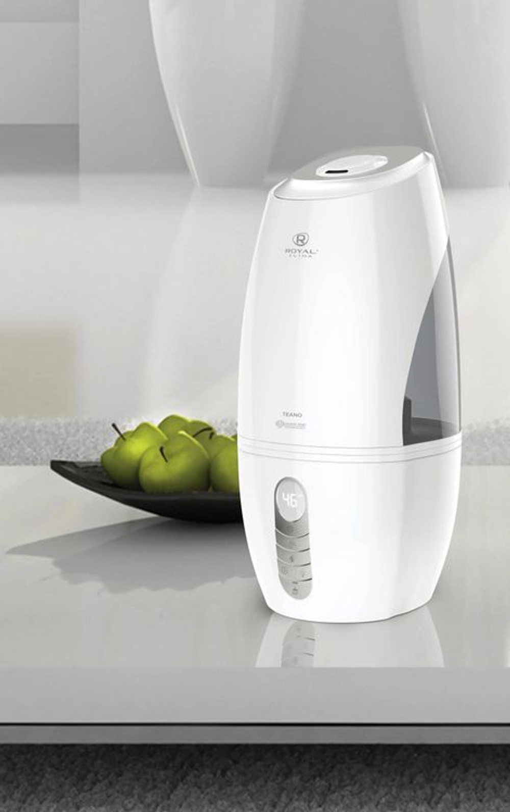 Увлажнитель воздуха ультразвуковой Royal Clima RUH-T300/5.7E-WT,  5.7л,  белый
