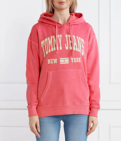 Худи TJW RLX WASHED VARSITY HOOD EXT Tommy Jeans - розовый(DW0DW17341)