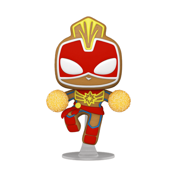 Funko POP Holiday-Captain Marvel S3 Collectible Toy, Multicolour