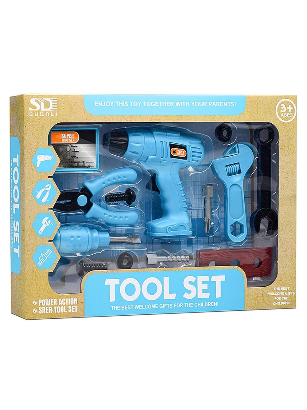 Игровой набор инструментов Маленький строитель (6661AB-1)