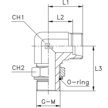 Штуцер FRG90 DL10 BSP 1/4 " (корпус) CAST