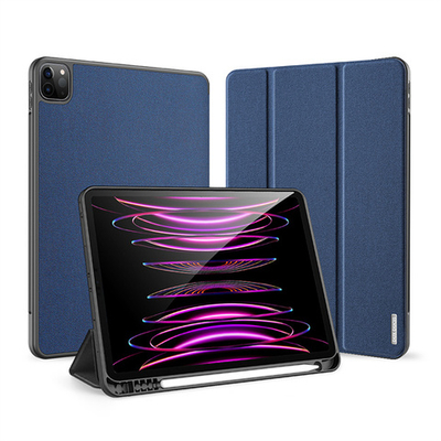 Чехол Dux ducis Domo Series для iPad Pro 11" M4/M5 с отсеком для стилуса (Тёмно-синий)