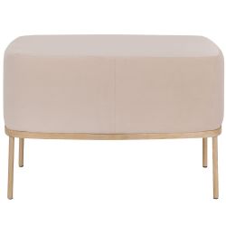 Банкетка Monstera Deliciosa (Монстера) Бежевая Айвори