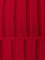 Шапка с ушками вязаная демисезонная