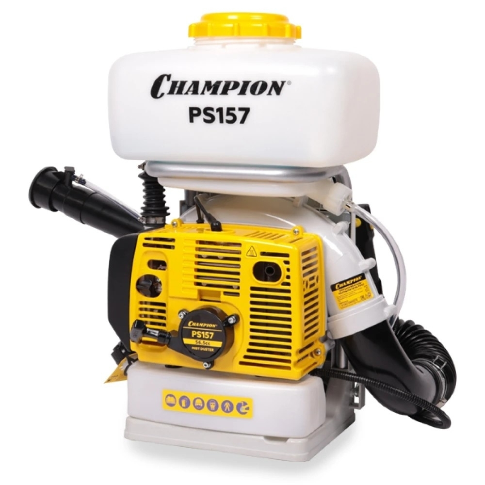 Опрыскиватель CHAMPION Опрыскиватель-распылитель PS157 (2,6кВт 56,5см? 15м бак 14л 0,14-3,03 л / мин 11,3кг )