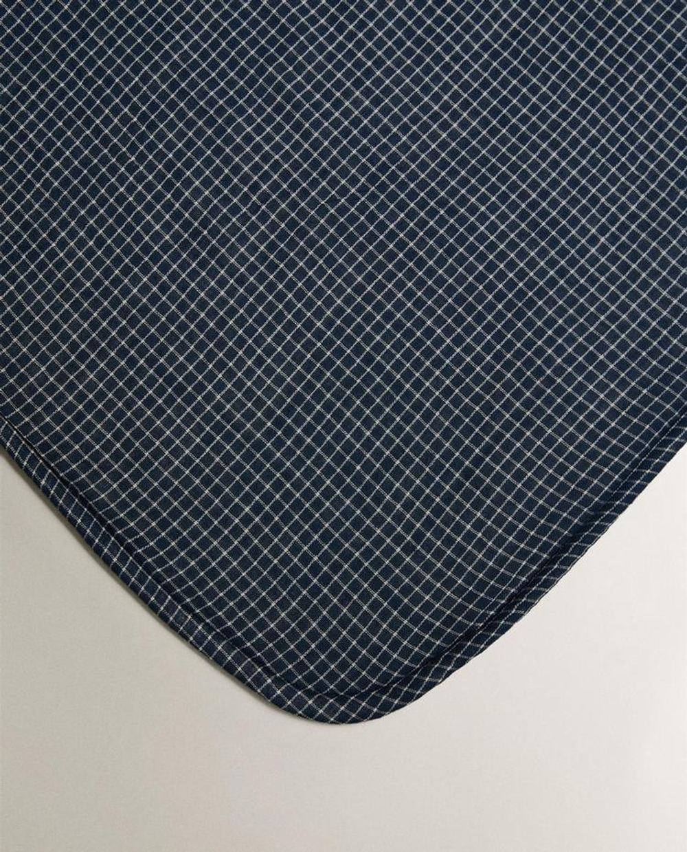 ZARA HOME ДЕТСКИЙ МУСЛИНОВЫЙ ПЛЕД, СИНИЙ