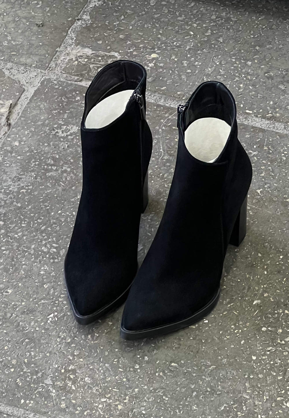 Ботильоны // Black // Suede