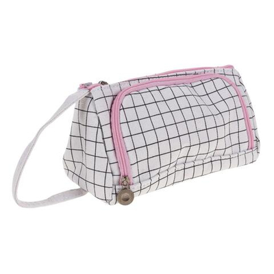 Пенал-косметичка с органайзером подростковый розовый