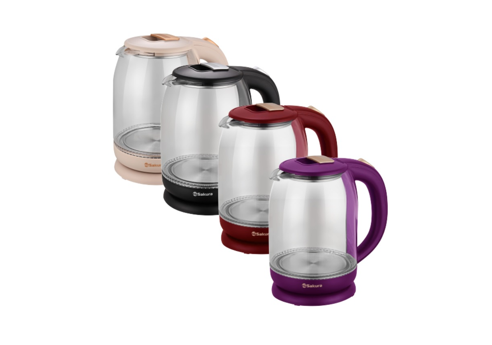 Чайник Sakura SA-2709BK стекло