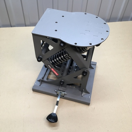 Стойка амортизационная Практик 300 S V2, со слайдером, оцинкованная, серая