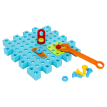 Конструктор развивающий с ответркой, коробка 021-1A