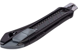 Канцелярский нож STARTUL выдвижной 18 мм Black Line ST0923