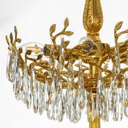 Citilux RITZ CL310262 Люстра хрустальная подвесная Золото