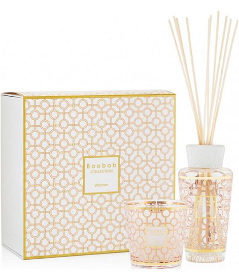 Women, набор аромадиффузор и свеча My first Baobab, Baobab Collection