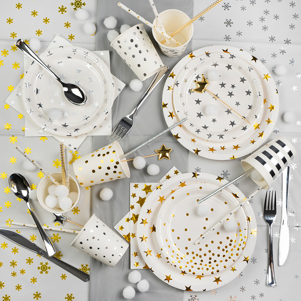 Пики для канапе «Короны» металлик, 12 см, 5 шт