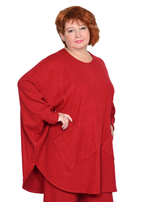 Туника-пончо Степные маки