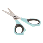 Ножницы детские, 13,5см, прорезиненные ручки, 3 цвета микс