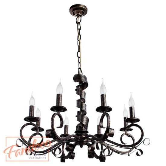 Подвесная люстра Arte Lamp ARENA A8952LM-8BG