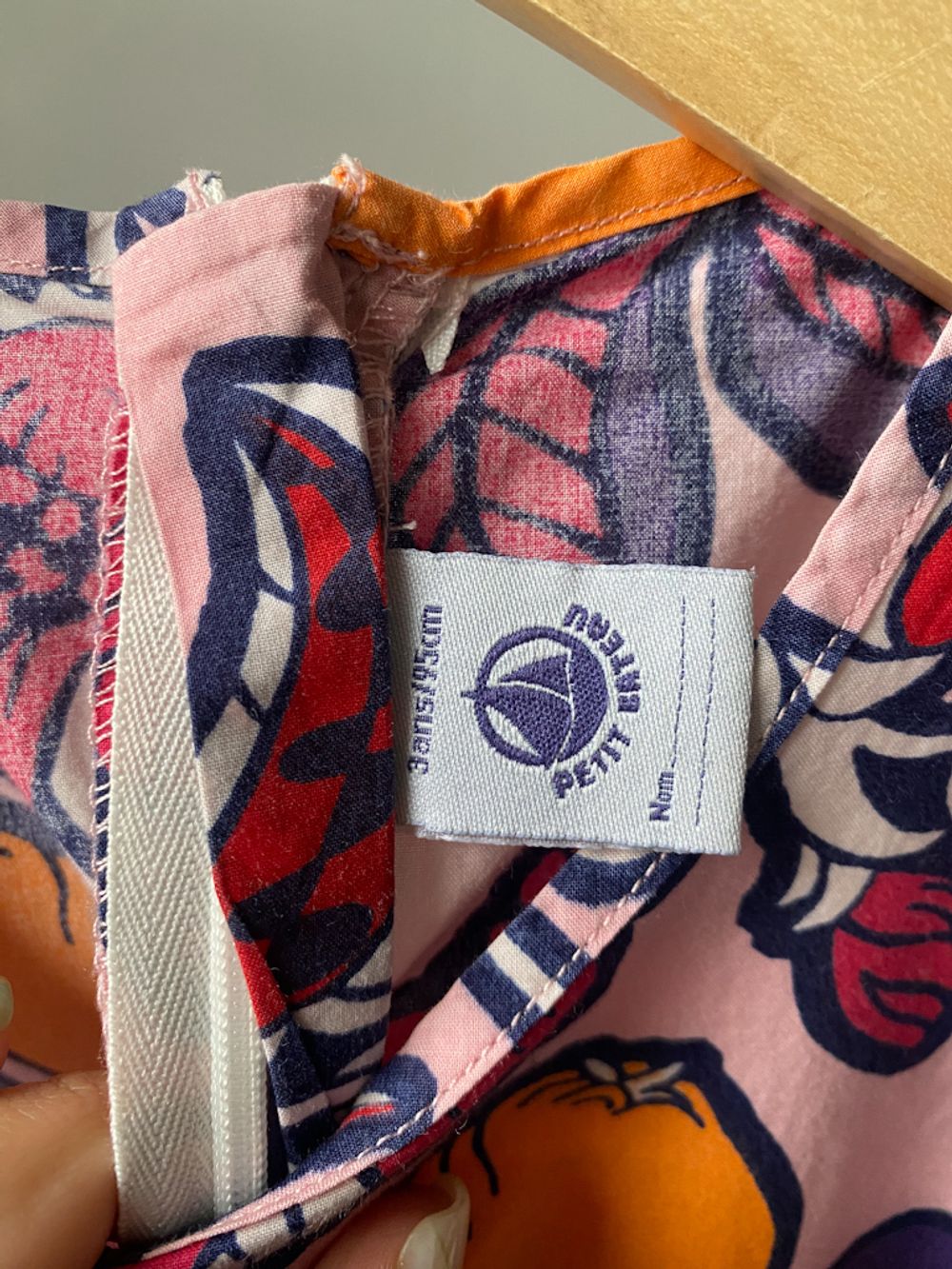 Хлопковое платье Petit Bateau, 98