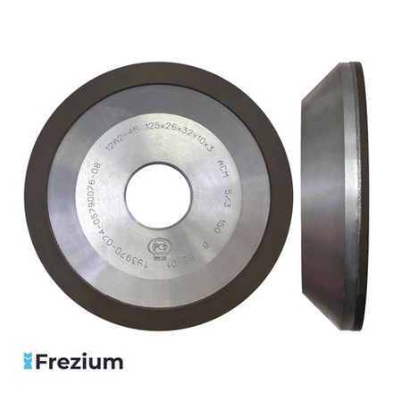 Круг чашечный алмазный шлифовальный 125x32x10x26x3 ACM 5/3 12A2-45