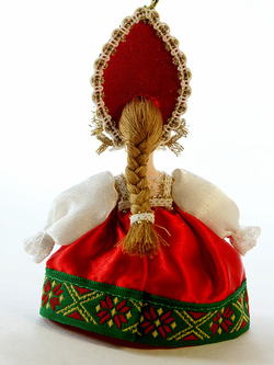 Кукла-подвеска  Девушка в сарафане