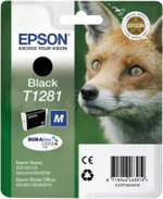 Epson Fox Singlepack Black T1281 DURABrite Ultra Ink C13T12814010