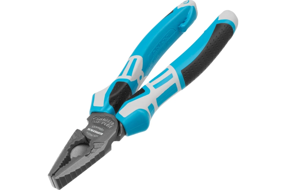 Плоскогубцы комбинированные Gross 180 мм трехкомпонентные рукоятки 16973