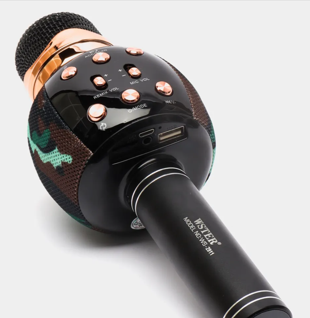 Беспроводная колонка-микрофон Wireless WS-2911 модуляция