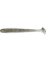 Приманка силиконовая Keitech Swing Impact 4.5" #417 Gold Flash Minnow, 3 упаковки по 6 штук