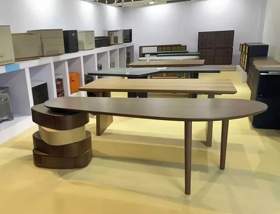 Письменный стол с тумбочкой 4793, 240х70 см