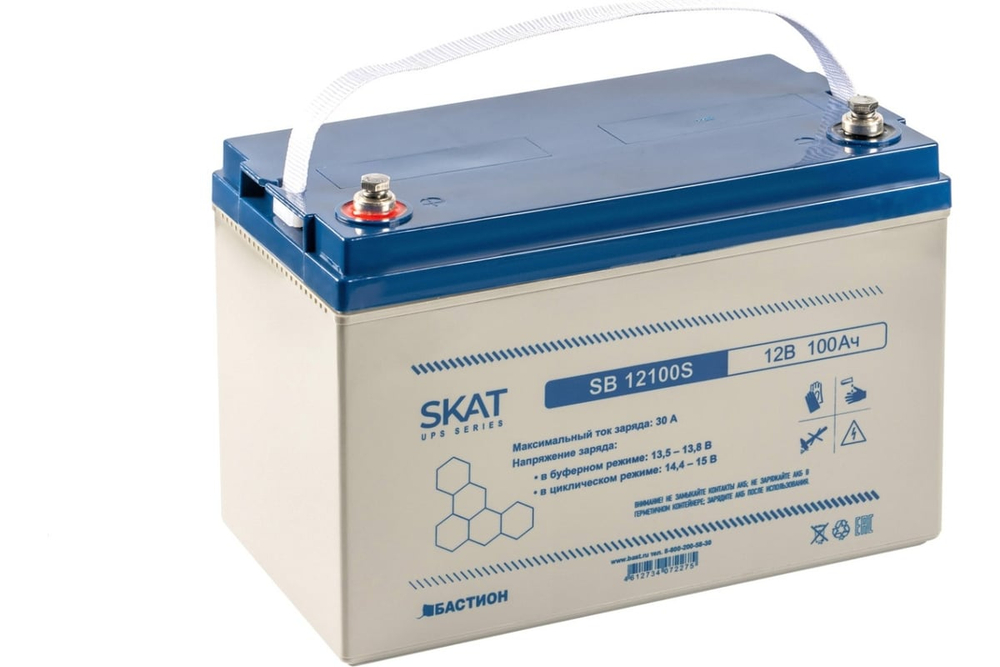 Аккумулятор свинцово-кислотный SKAT SB 12100S