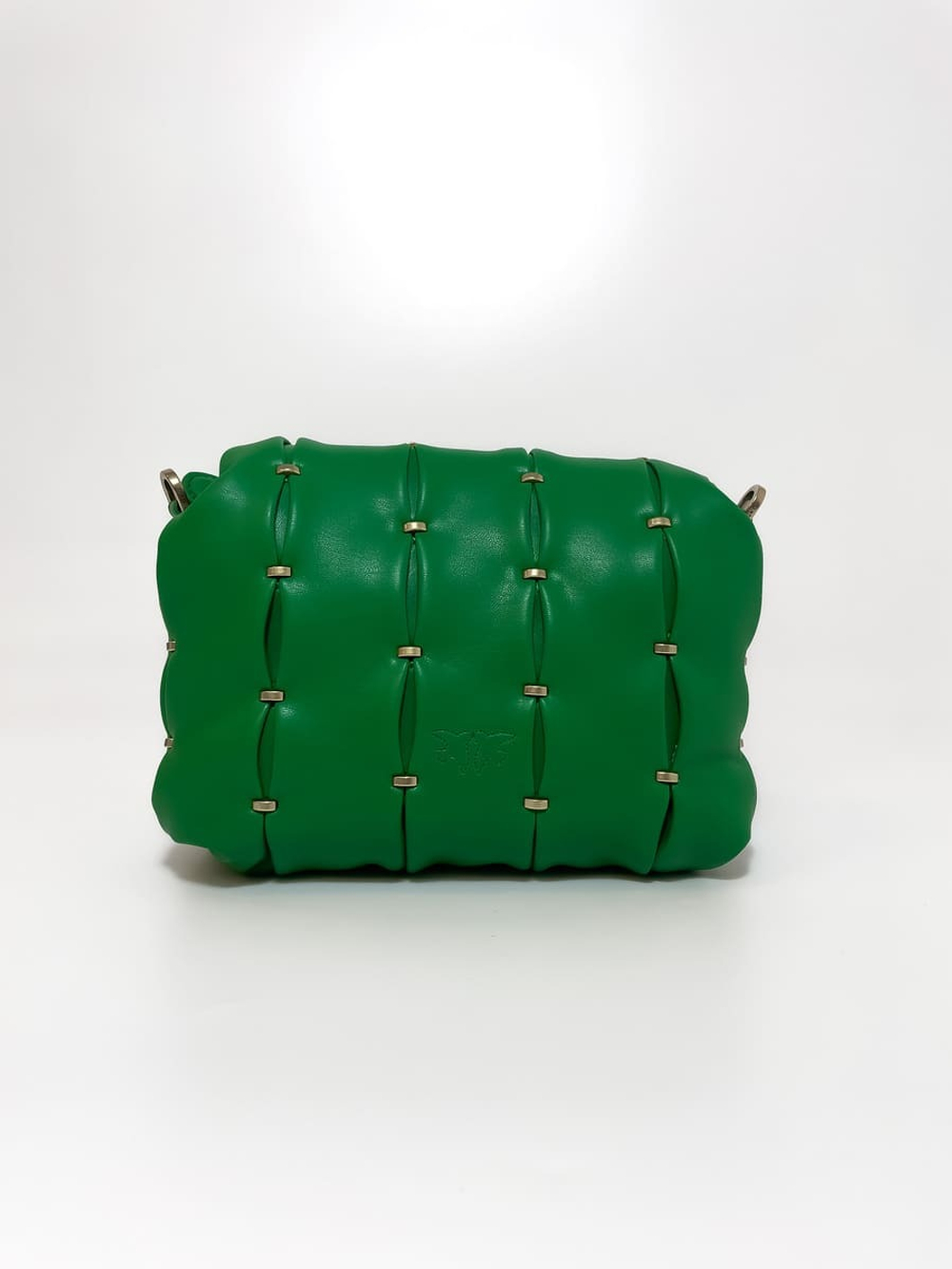MINI LOVE BAG PUFF PINCHED – green