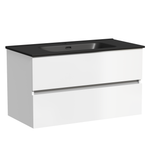 Тумба подвесная под раковину Sancos Urban, белый глянец 890х450х550