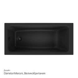 Акриловая ванна AM.PM Gem (АМ.ПМ Гем) 170х70 Черная матовая, W90A-170-070B-A