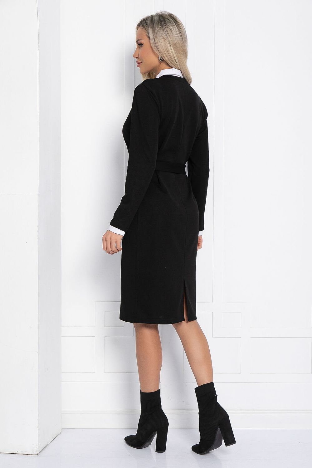 Платье Деловой стиль (черное) П12342-12 LT Collection