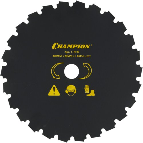 Нож CHAMPION для триммера 26 зубчатый d=200*20mm  долотообразные зубцы   C5109