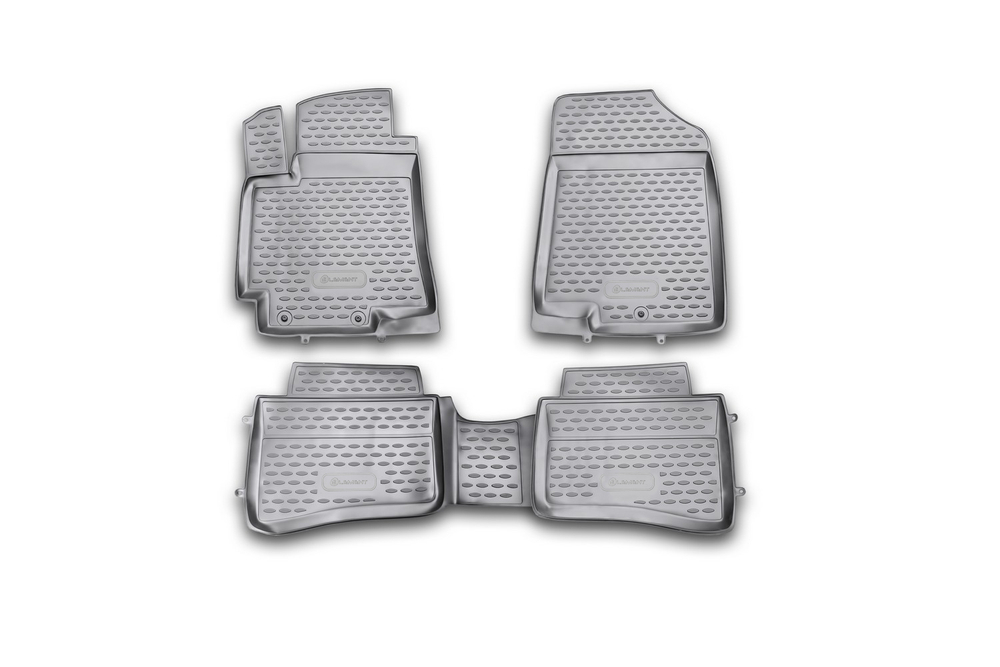 Коврики в салон для KIA Rio (III, IIIr), 2011-2017, 4 шт. (полиуретан) NLC.25.38.210H