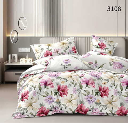 КПБ 2 сп с простыней на рез. 160х200 БЯЗЬ "БР35"