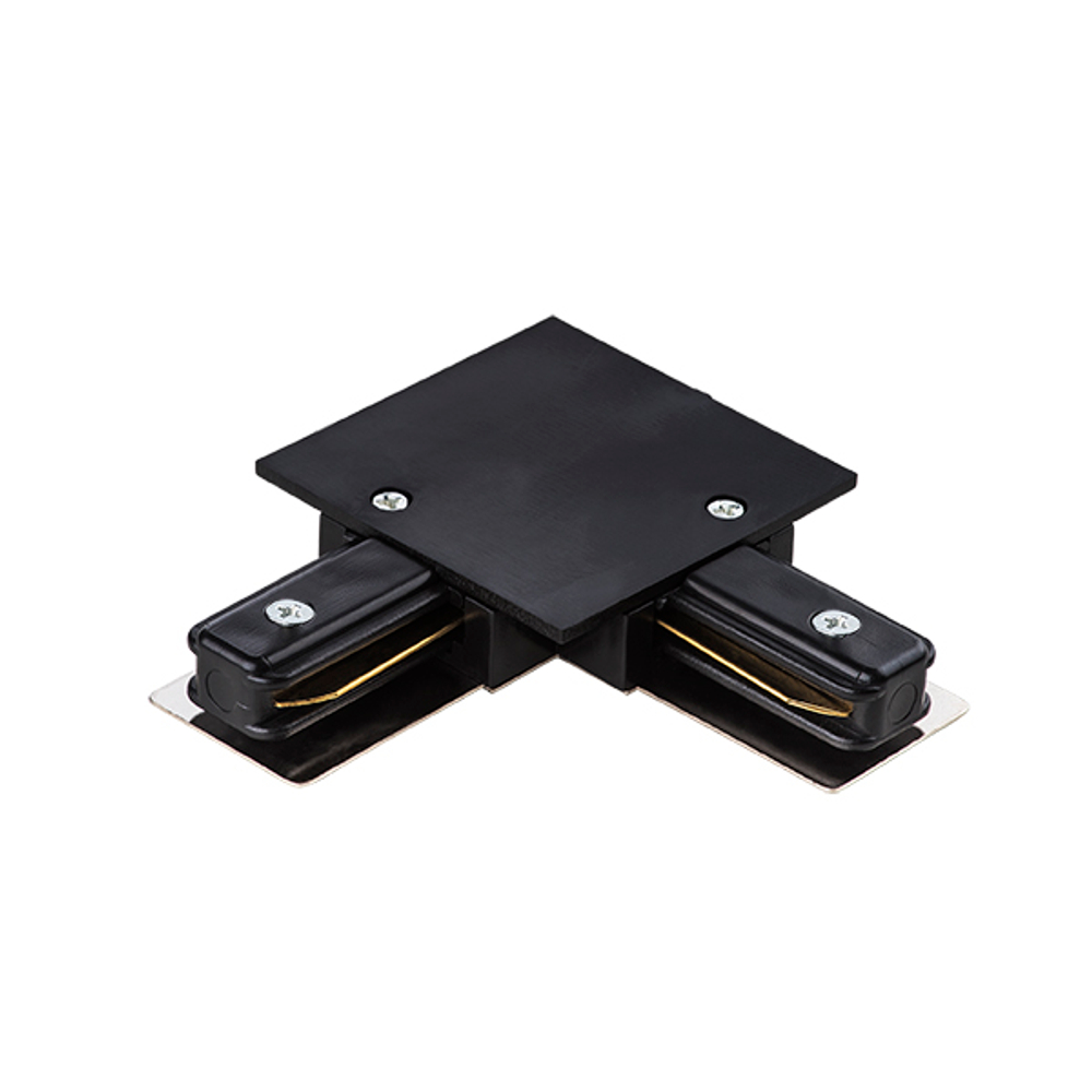 501127 Соединитель д/встраиваемых треков однофазный BARRA L-образный к 50102X, 50103X ЧЕРНЫЙ