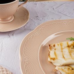 Тарелка d 27 см h3,2 см Aristocrat Peach Tea Noble [6]