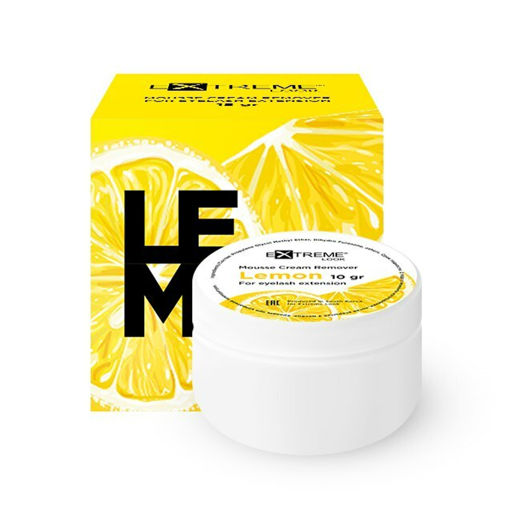 Ремувер крем-мусс Extreme Look  "Lemon" 15гр