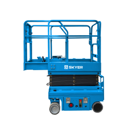 Самоходный ножничный подъемник SKYER PL0724 с выдвижной платформой (узкая база)