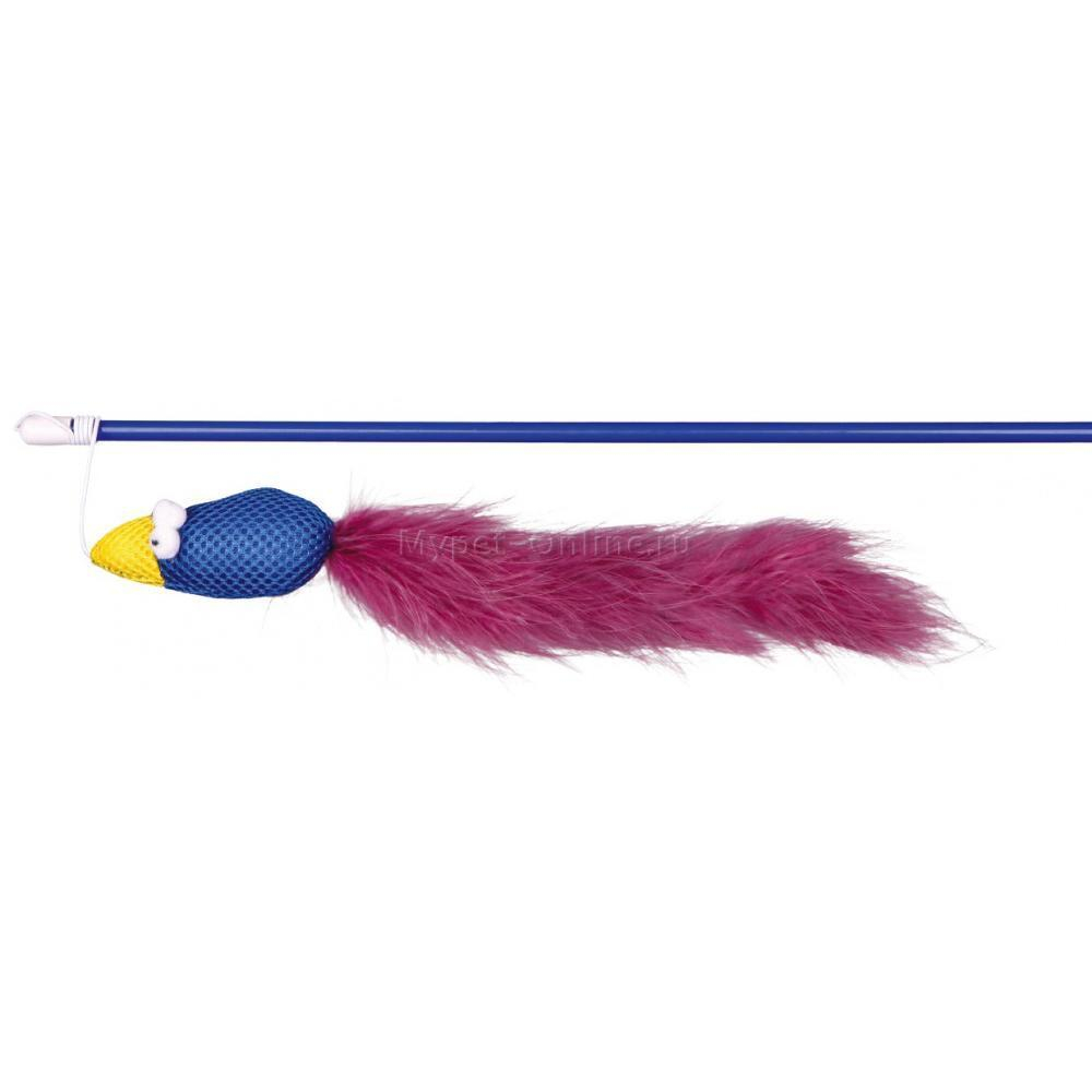 Игрушка для кошек Trixie Playing Rod with Bird, размер 50 см